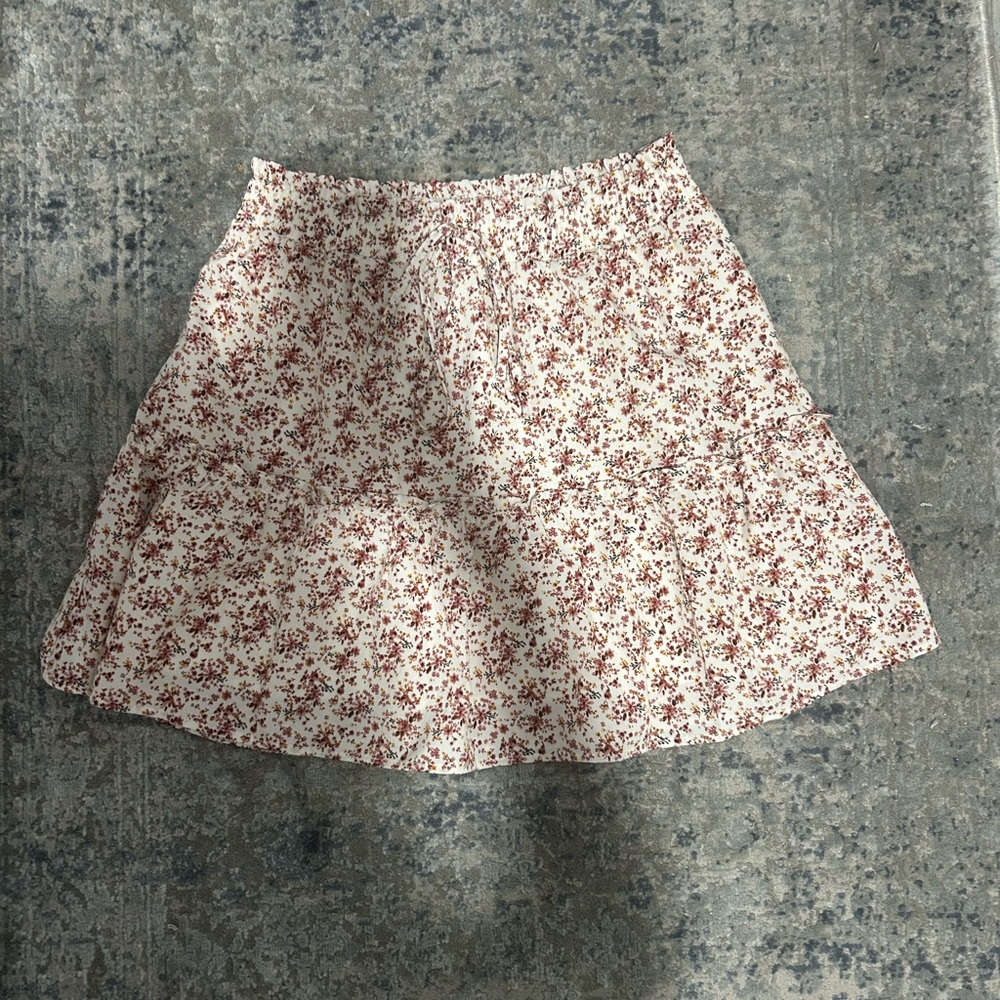 Paper Crane Floral Skirt